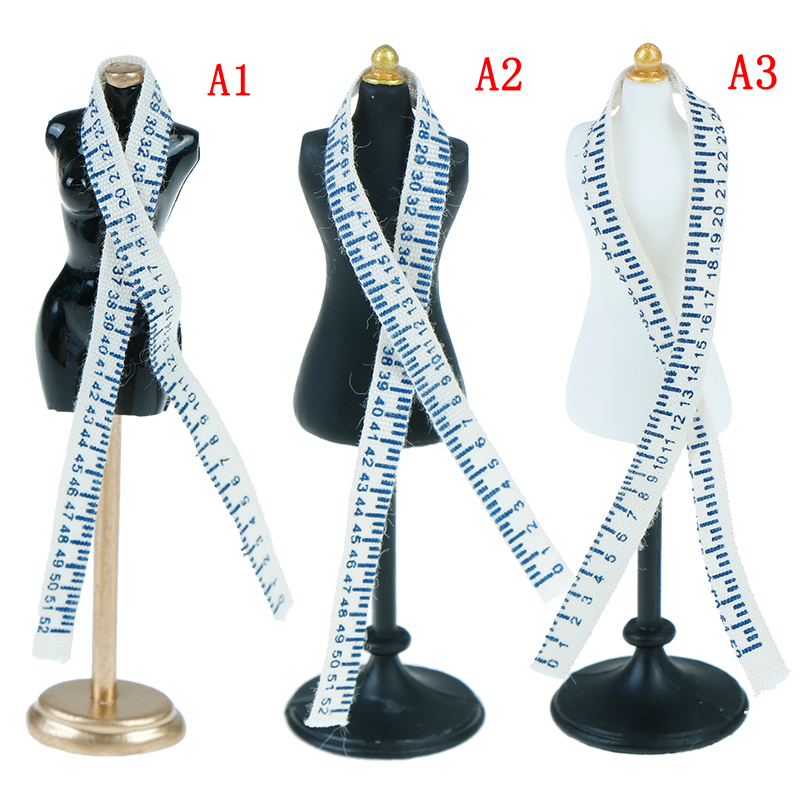 Dress Form Mannequin - 1/12 Mini Harz Spielzeug für Puppenhaus
