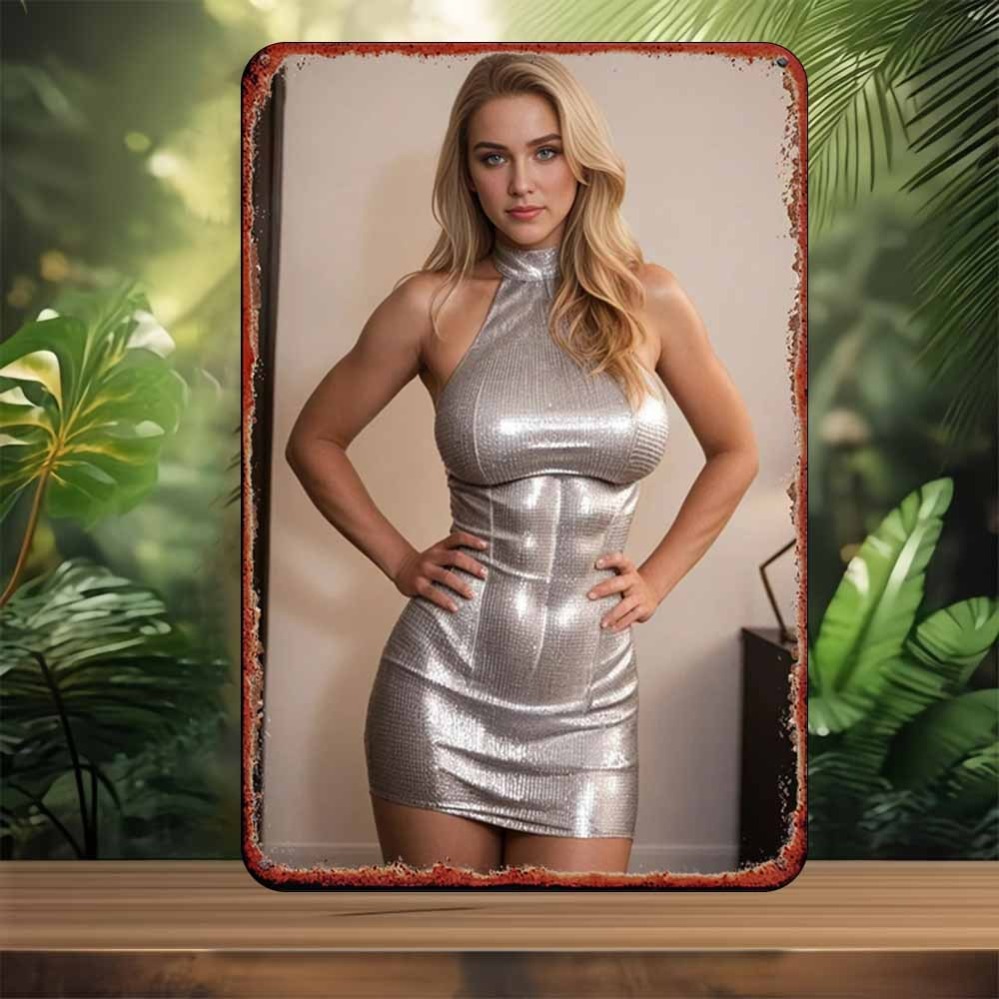 Dress Form Mannequin - SHEINMETAL Silberne Metallische Schneiderpuppe für Schlafzimmer,