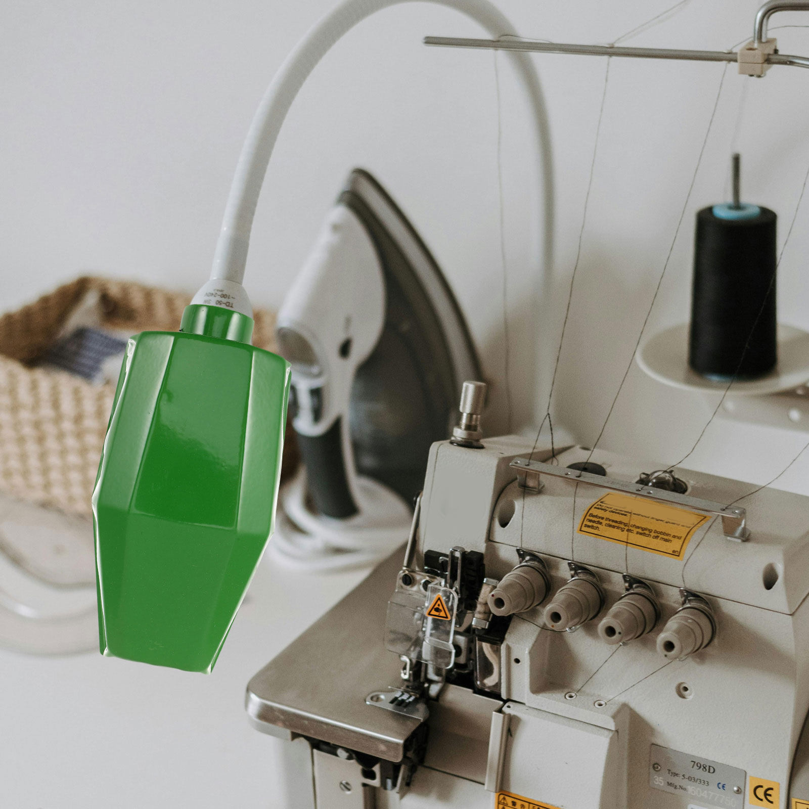 Sewing Factory - Maschinenwerkzeug-Lampenschirm Grün Robuste Schutzabdeckung Industriebeleuchtungsteil für