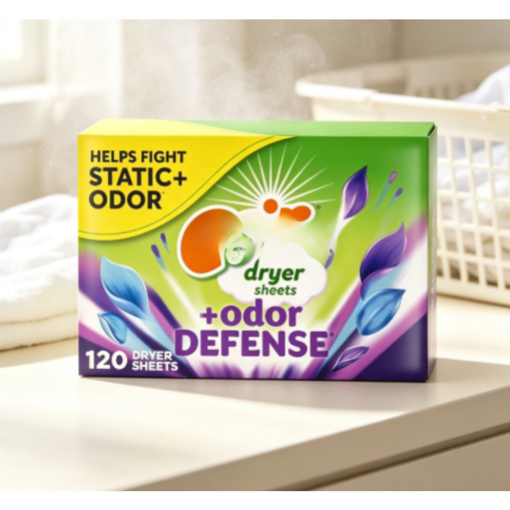 Fabric Softener Sheet - Weichspüler-Trocknertücher für Geruchsschutz mit Super-Frische-Duftnote, 120