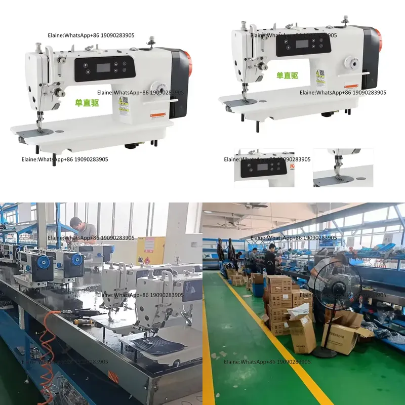 Sewing Factory - QK-525-D2 Fabrik-Großhandel Hochgeschwindigkeits-Servomotor Industrielle Geradstich-Nähmaschine mit