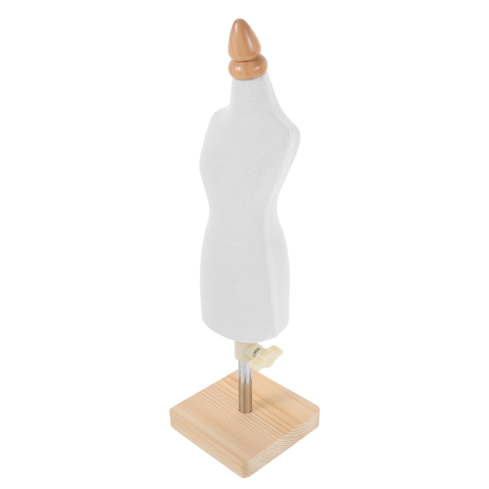 Dress Form Mannequin - Modische Kleiderform, verstellbarer Schneiderpuppe, halber Körper