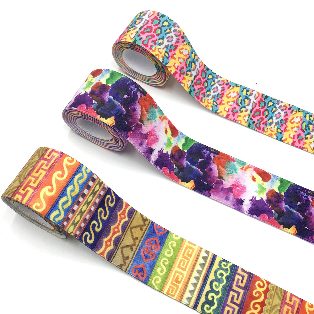 Sewing Tie Dye - 5 mt/los 25/38 MM Leopard Tie-Dye