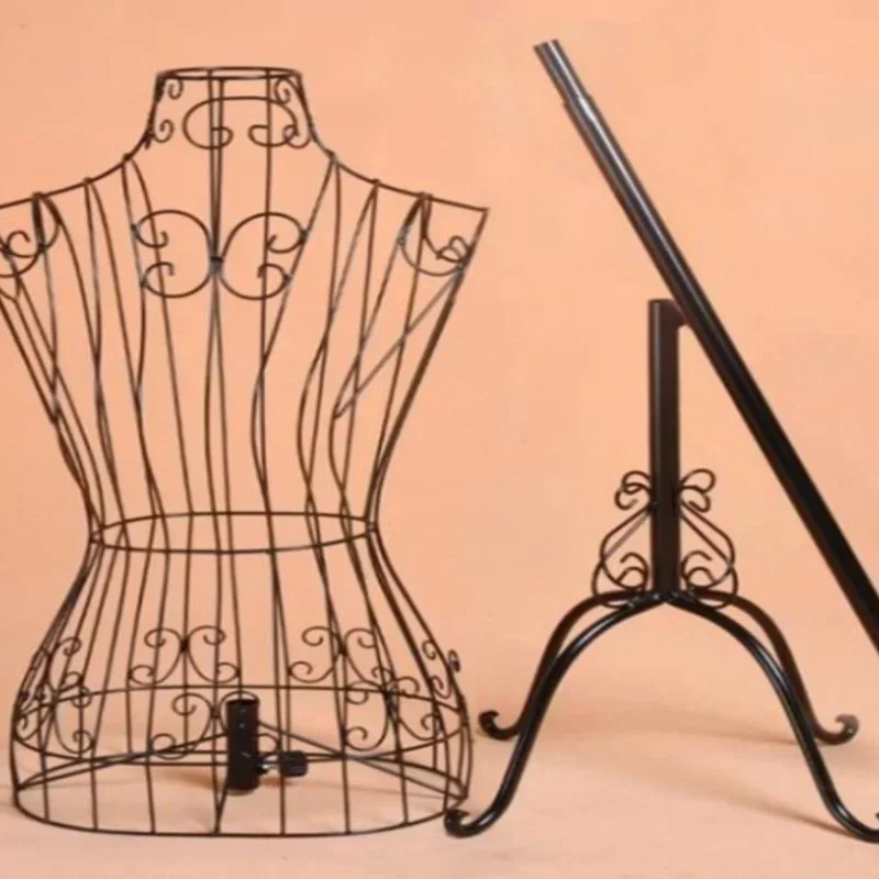 Dress Form Mannequin - Weiblicher Schaufensterpuppen-Torso aus Eisen mit stabiler