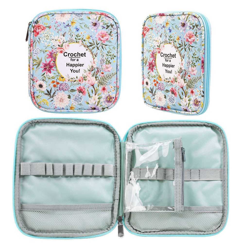 Textile Sewing Kit - Wasserdichte Strickwerkzeug-Aufbewahrungstasche für Häkel- und Strickarbeiten