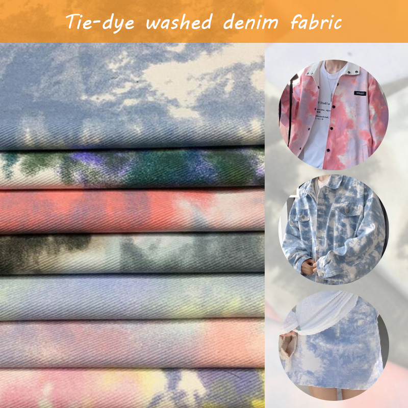 Sewing Tie Dye - 100*150 cm Farbe Tie Dye Gewaschen