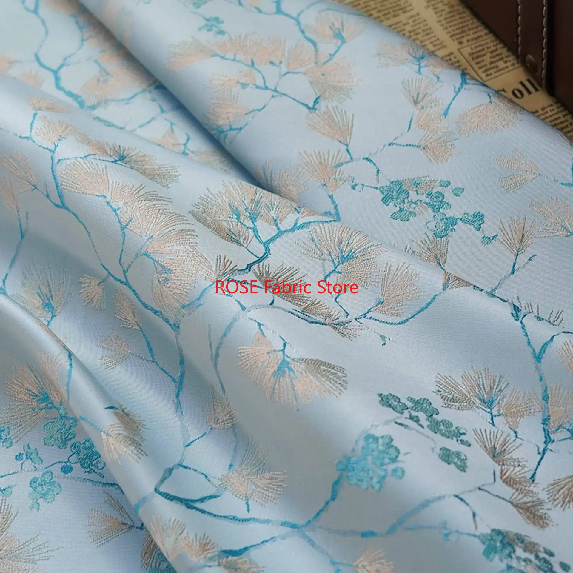 Sewing Vest - 1 Meter chinesischer Stil, klassischer Jacquard-Stoff,