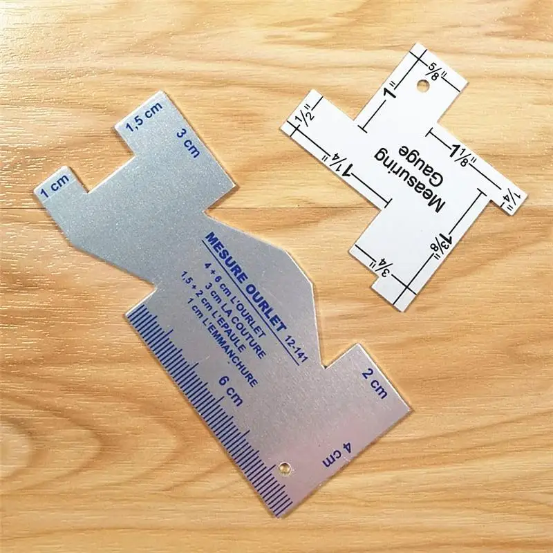 Tailor Chalk Marker - Stoffmarker, Schneiderkreide und Metall, Nähen, Messlehre,