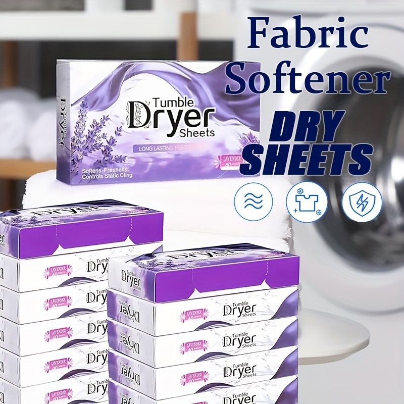 Fabric Softener Sheet - SoulLink 360/200 Stück Weichspüler-Trocknerblätter, Faltenreduzierung, statische