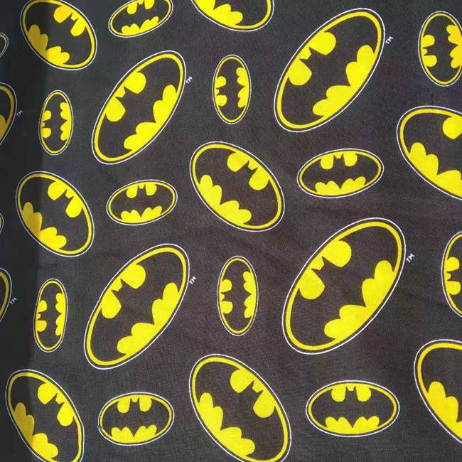 Sewing Textiles - 140 cm Breite Cartoon Batman Logo