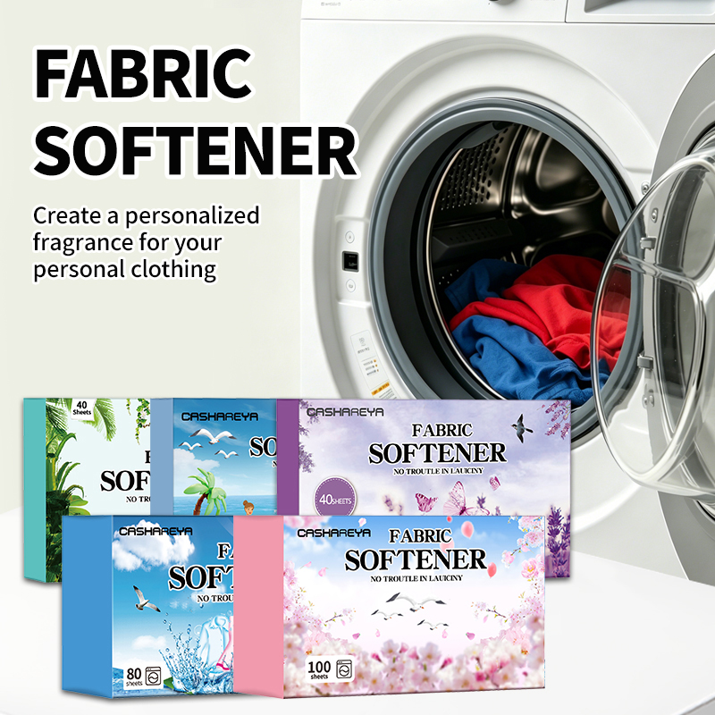 Fabric Softener Sheet - CASHAREYA 40er-Pack Trocknertücher Wäscheweichspüler gegen statische