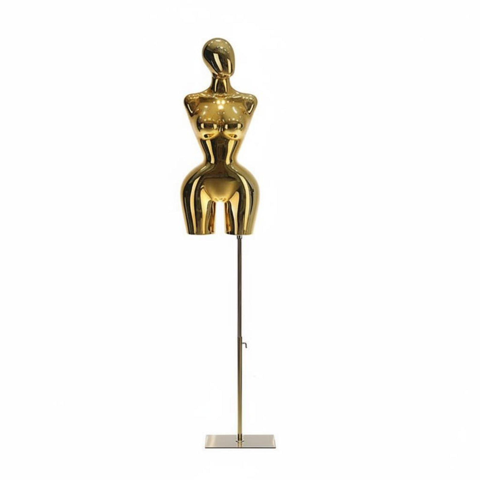 Dress Form Mannequin - Weibliche Schneiderpuppe Hochglanz-Mannequin-Torso Stabile Basis Übergrößen-Schaufensterpuppe