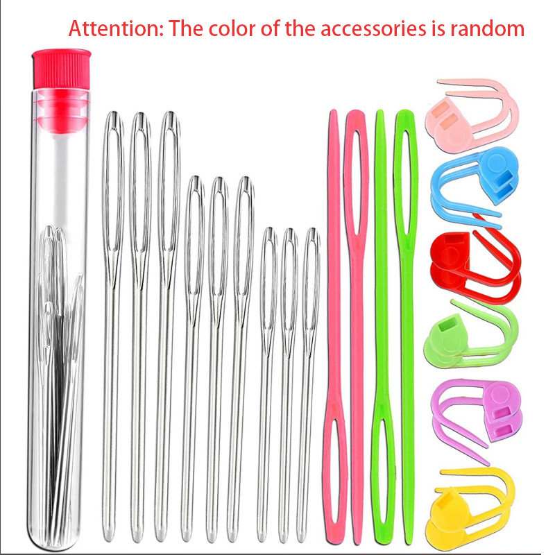 Textile Sewing Kit - 26-teilige Näh- und Strick-Sets mit großem