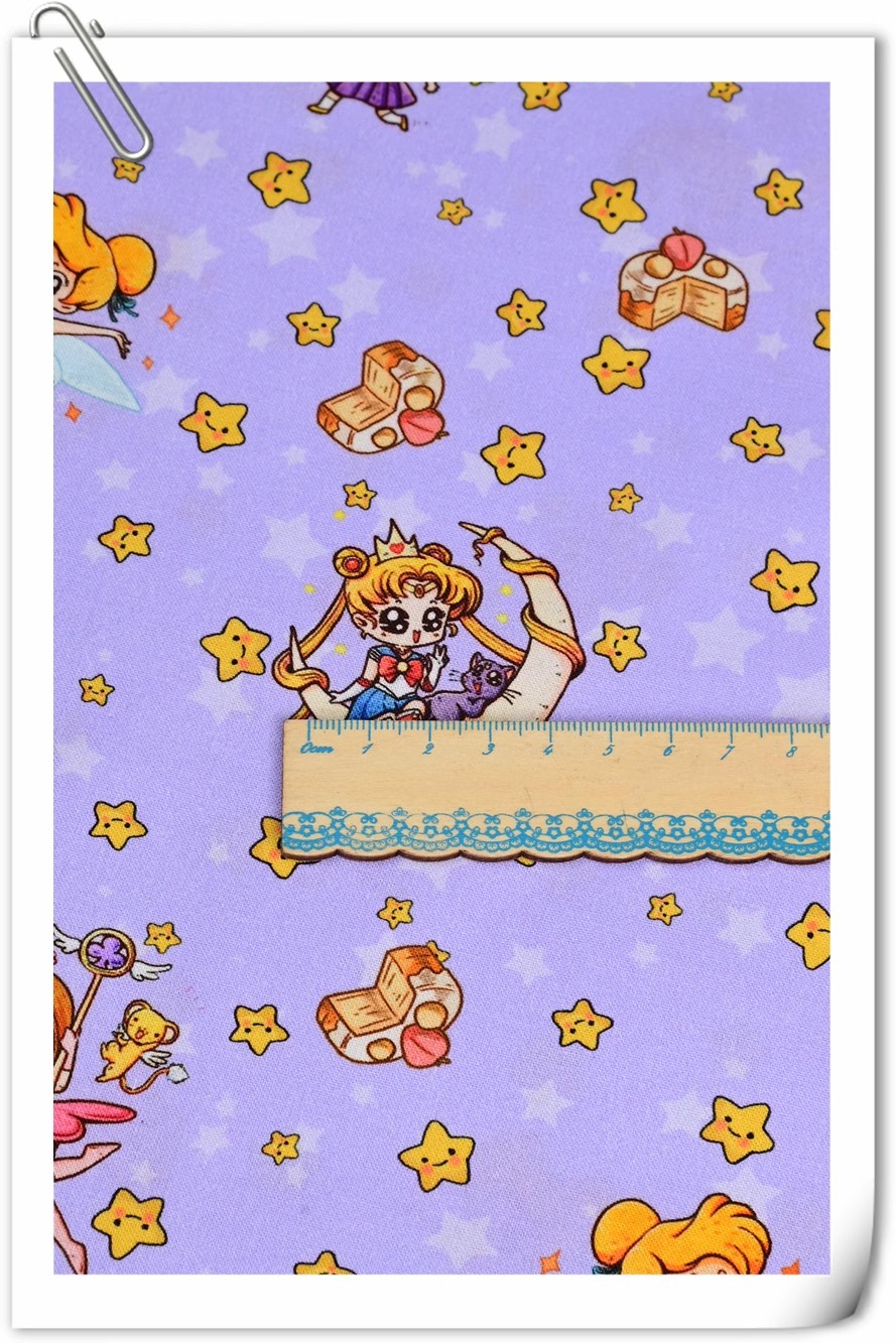 Sailor Moon Stars Cartoon Mädc – Sewing Textiles Bewertung und Preis