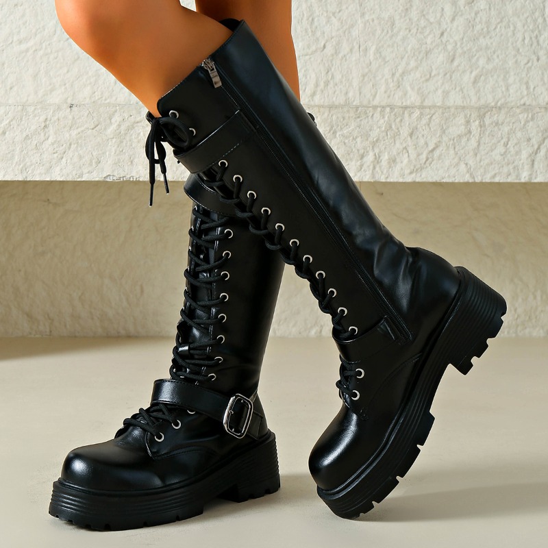 Plateau-Stiefel mit klobiger S – Sewing Cloth Bewertung und Preis