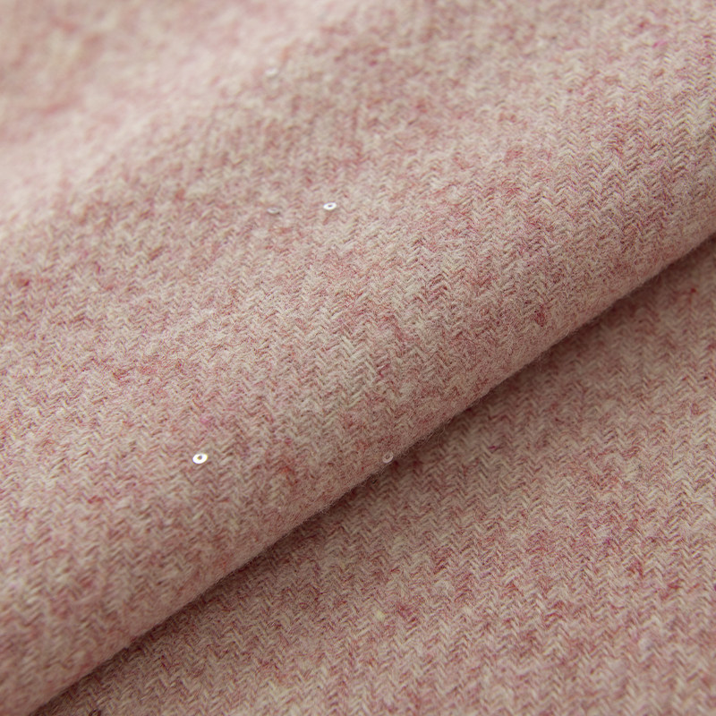 Sternenhimmel-Pailletten-Tweed – Sewing Tweed Fabric Bewertung und Preis