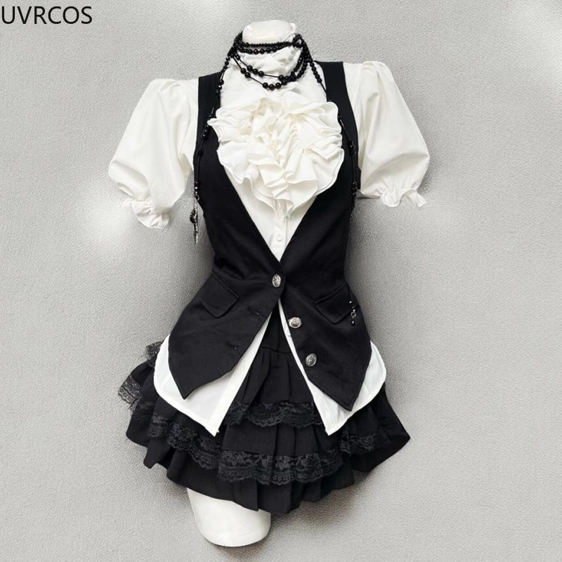 Y2k Ästhetisches Sweet 3-teili – Sewing Vest Bewertung und Preis