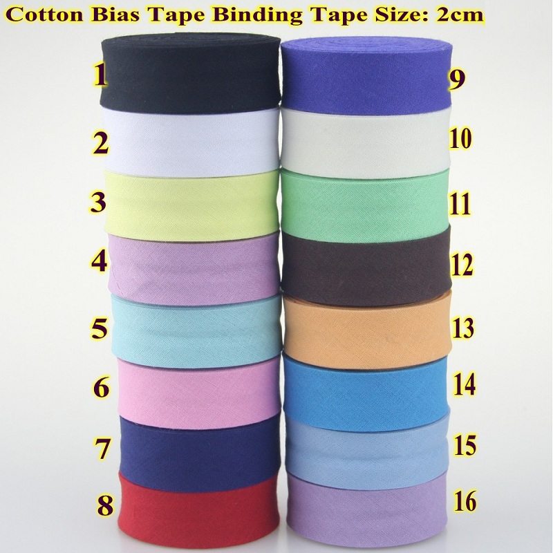100% Baumwolle Schräg band, 20 – Binding Tape Bias Bewertung und Preis