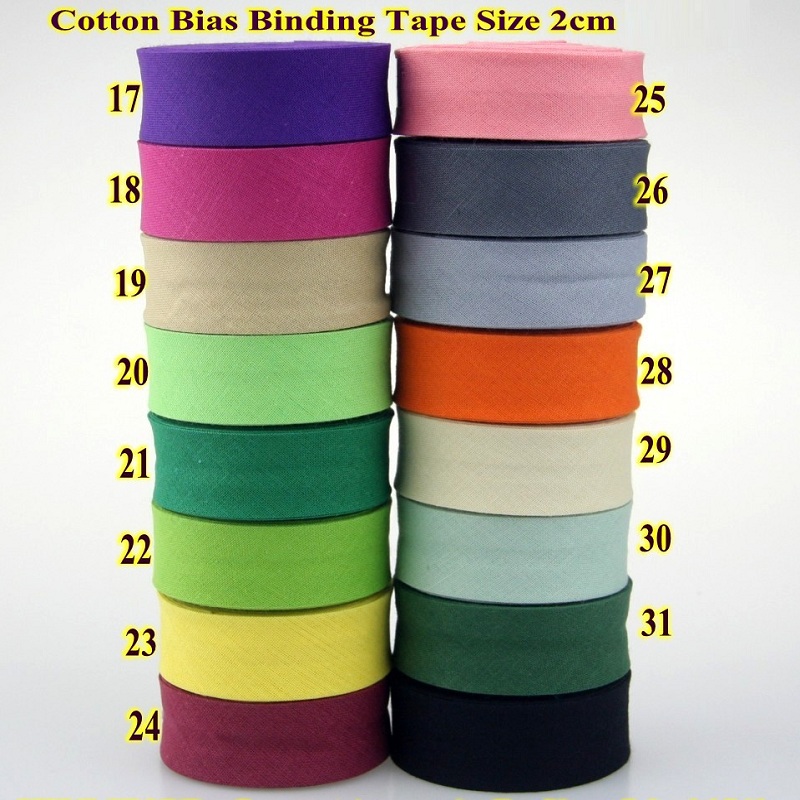 100% Baumwolle Schräg band, 20 – Binding Tape Bias Bewertung und Preis