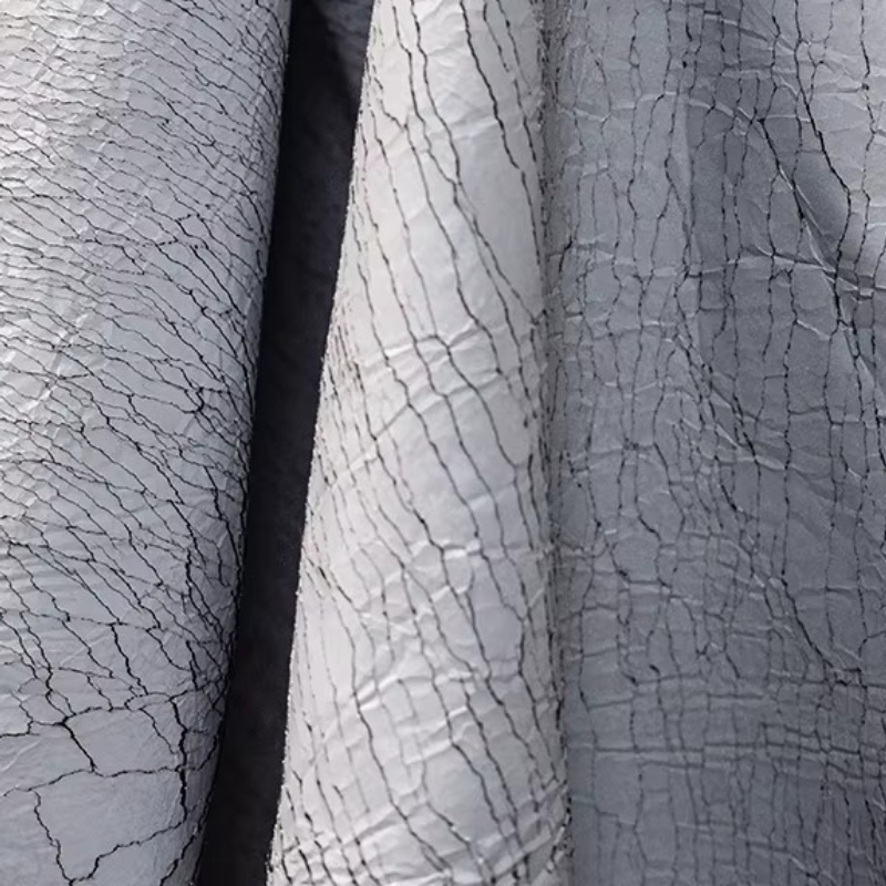 Grauer Retro-Stoff mit Rissled – Is Sewing Textile Art Bewertung und Preis