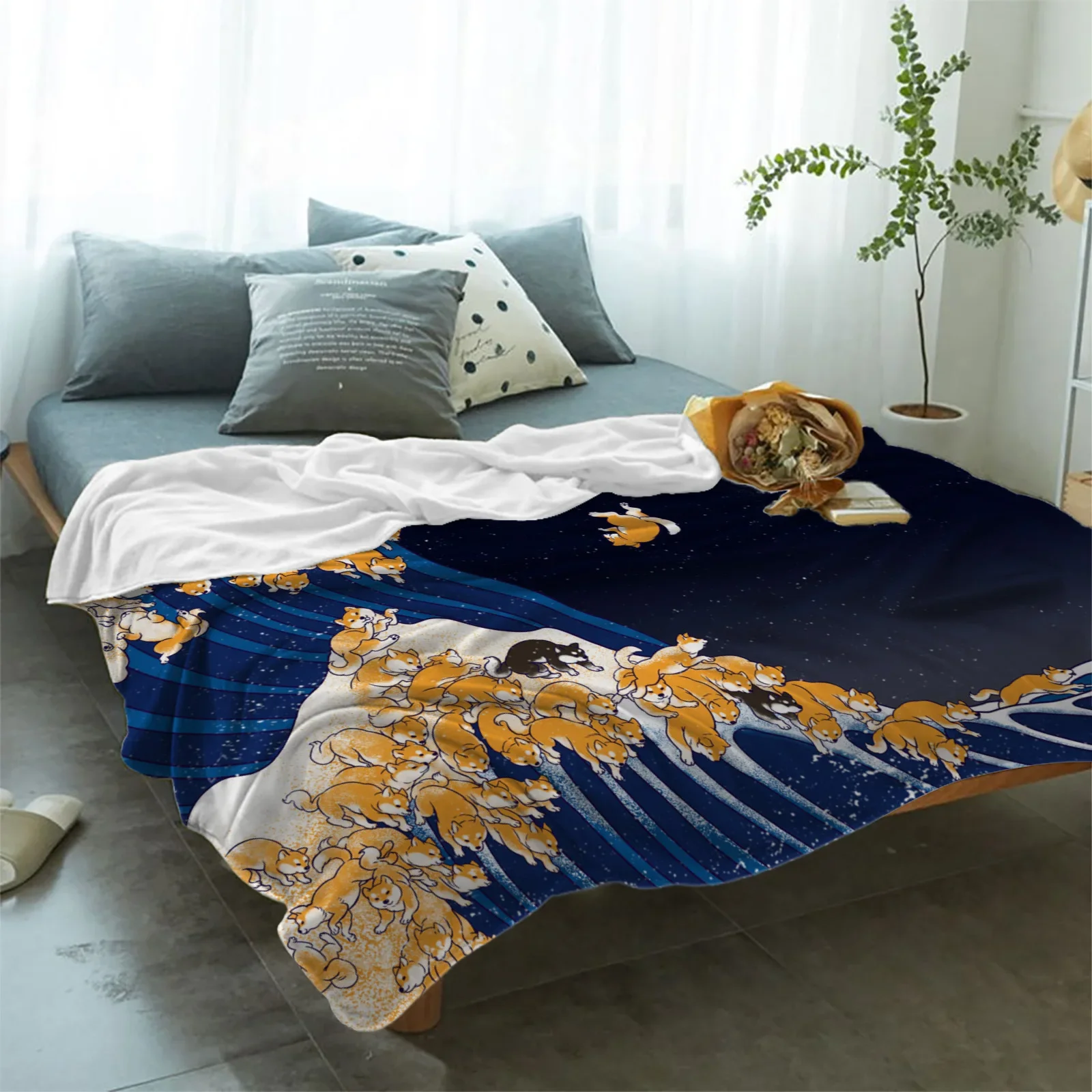 Shiba Inu Flanell Decke warme  – Fabric Softener Sheet Bewertung und Preis