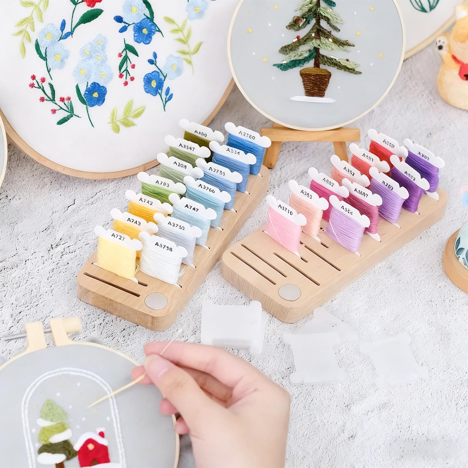 Stickgarn-Organizer, 15 Fächer – Embroidery Floss Thread Bewertung und Preis