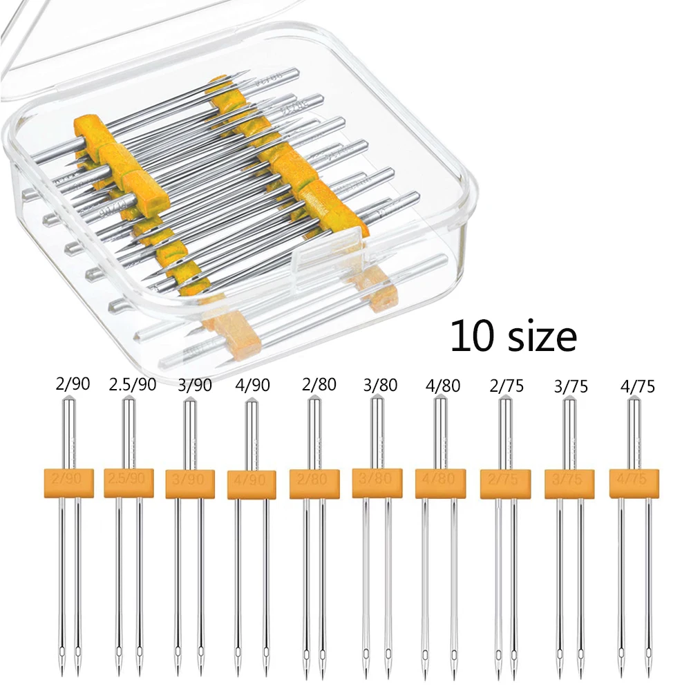 10PCS Nähmaschine Twin Nadeln  – Twin Needle Stretch Bewertung und Preis