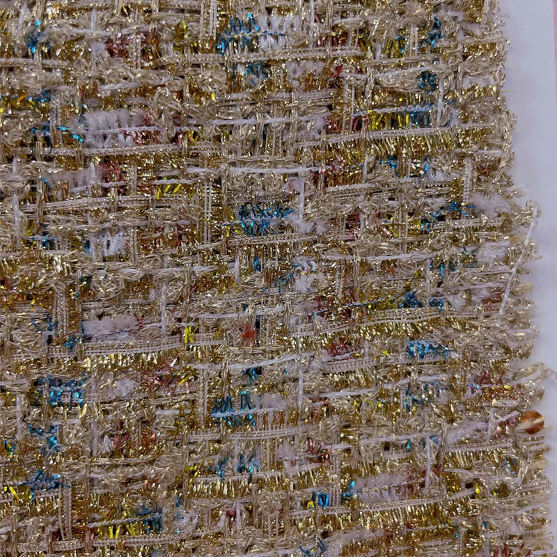 Golddraht und Pailletten, garn – Sewing Tweed Fabric Bewertung und Preis