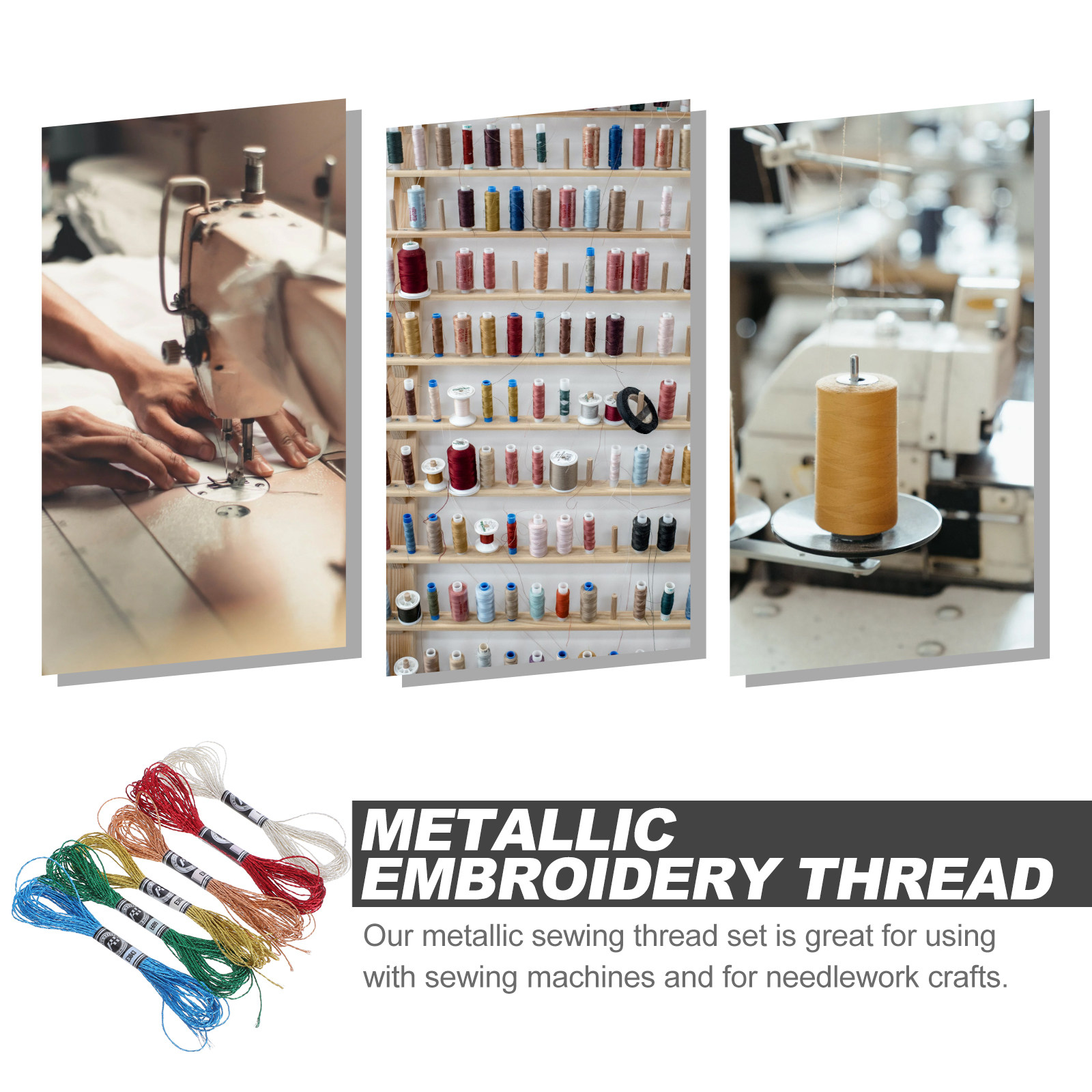 6 Stück Funkelnder Metallic-St – Embroidery Floss Thread Bewertung und Preis