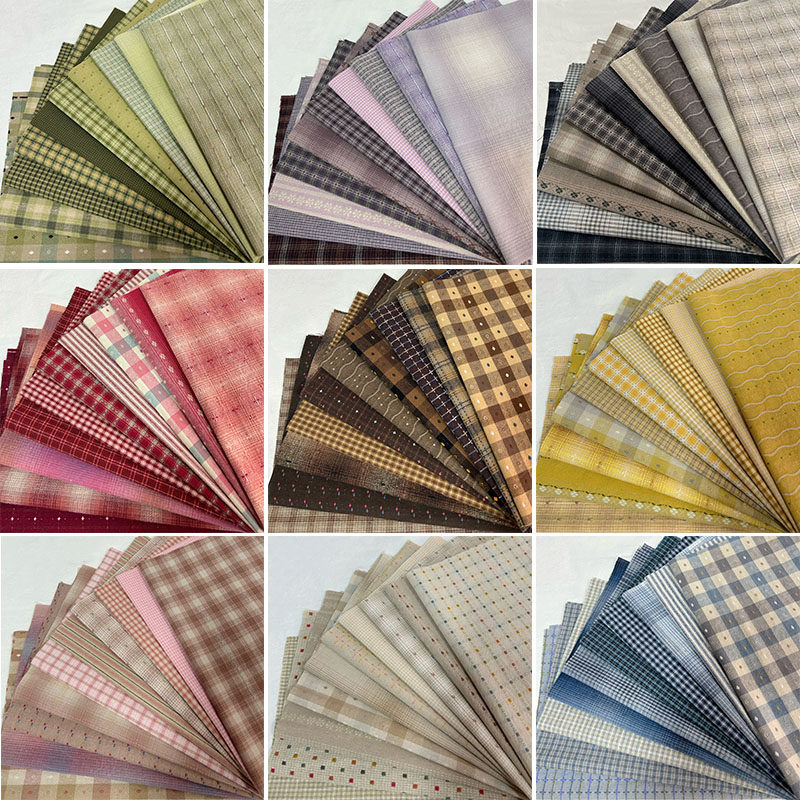 24x33cm 10er-Set vorgefärbter  – Sewing Tweed Fabric Bewertung und Preis