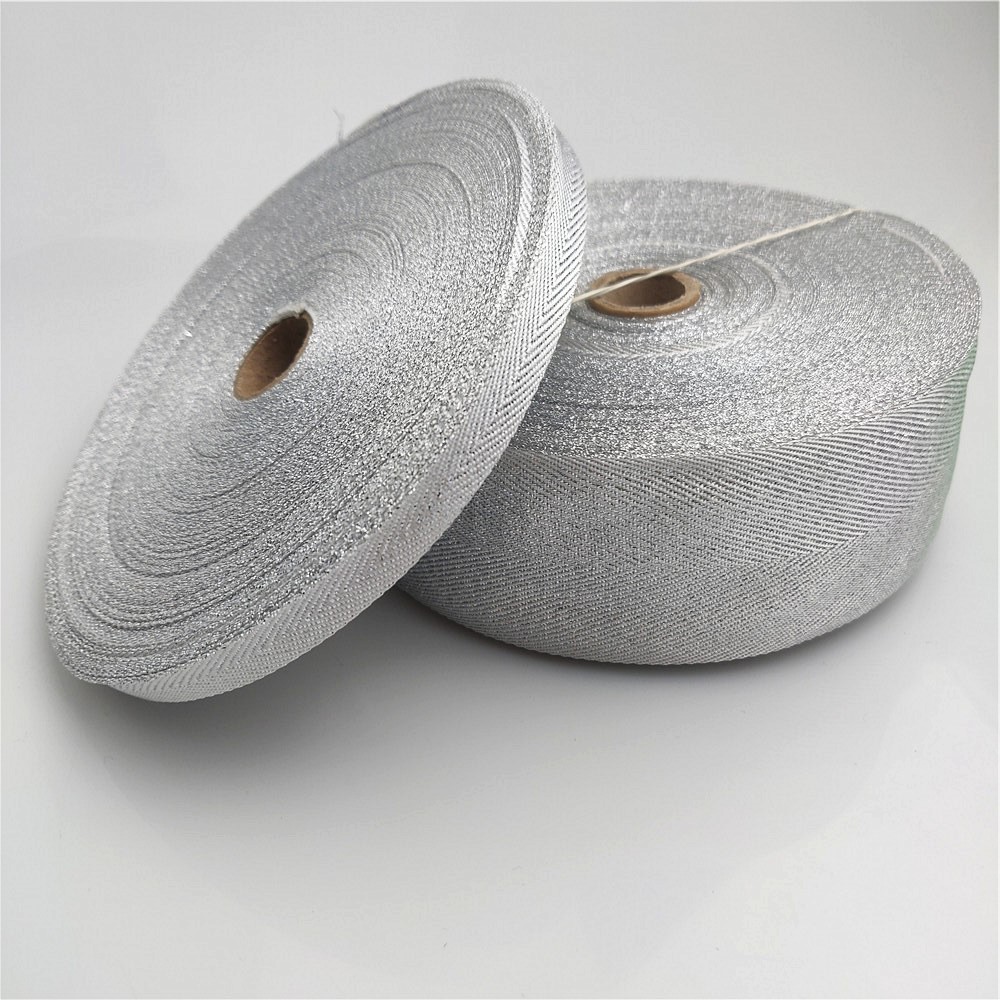 10-50mm Breite Silber Twill Po – Binding Tape Bias Bewertung und Preis