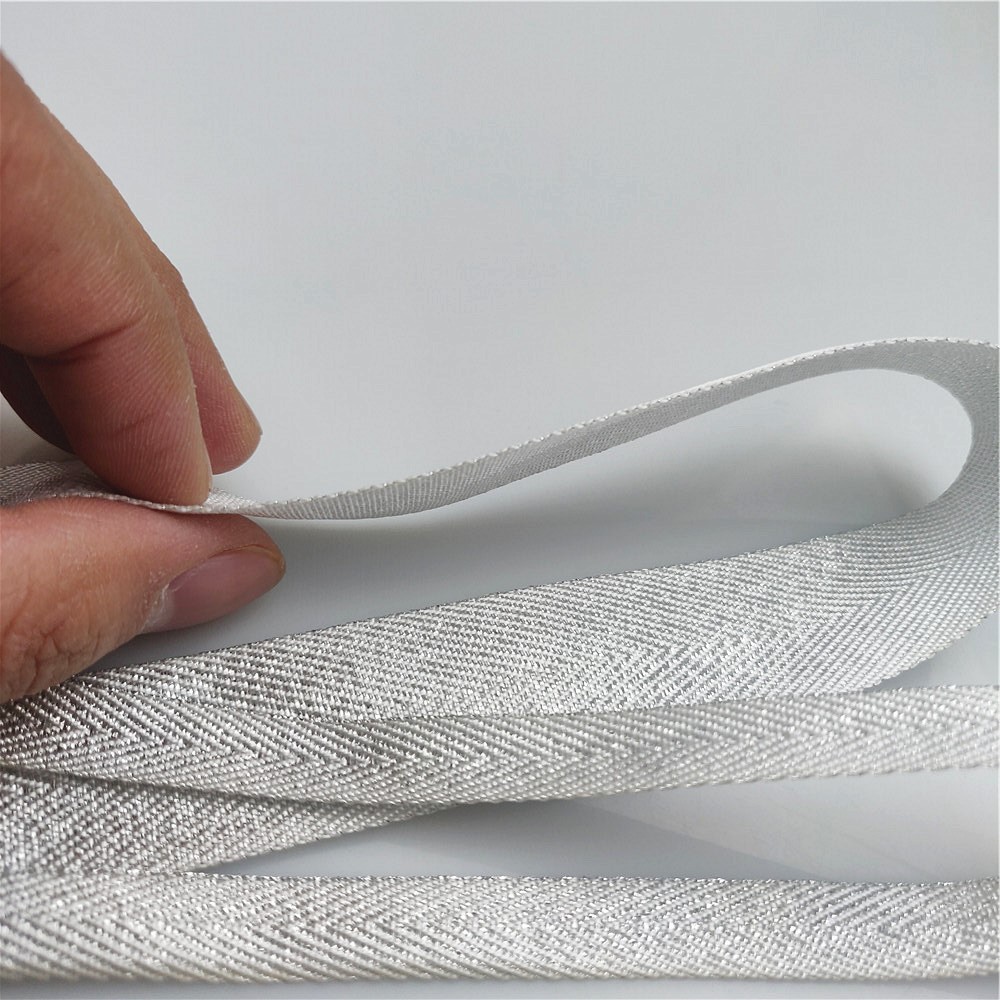 10-50mm Breite Silber Twill Po – Binding Tape Bias Bewertung und Preis