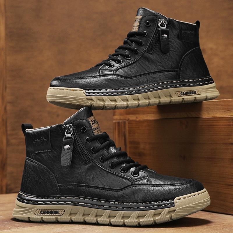 Herren Leder High-Top Stiefele – Sewing Cloth Bewertung und Preis