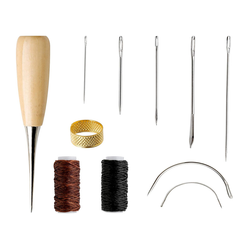 10/11-teiliges Leder-Nähset Le – Textile Sewing Kit Bewertung und Preis