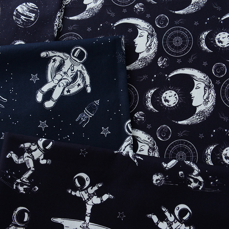 Astronaut Baumwolle Handgemach – Sewing By Bewertung und Preis