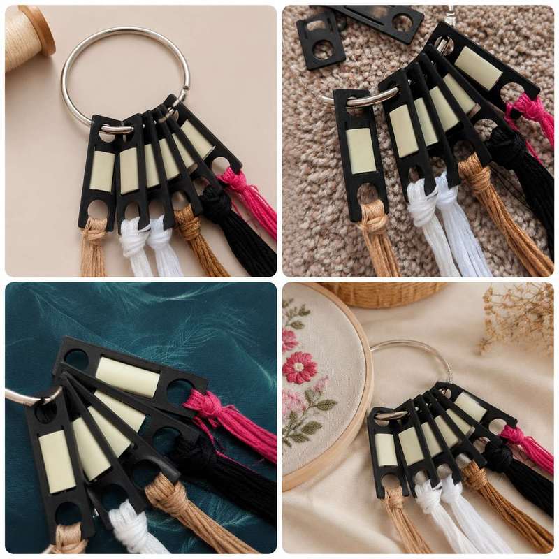 Etikettenanhänger für Stickgar – Embroidery Floss Thread Bewertung und Preis