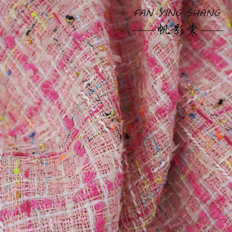 Der rosafarbene karierte Quast – Sewing Tweed Fabric Bewertung und Preis