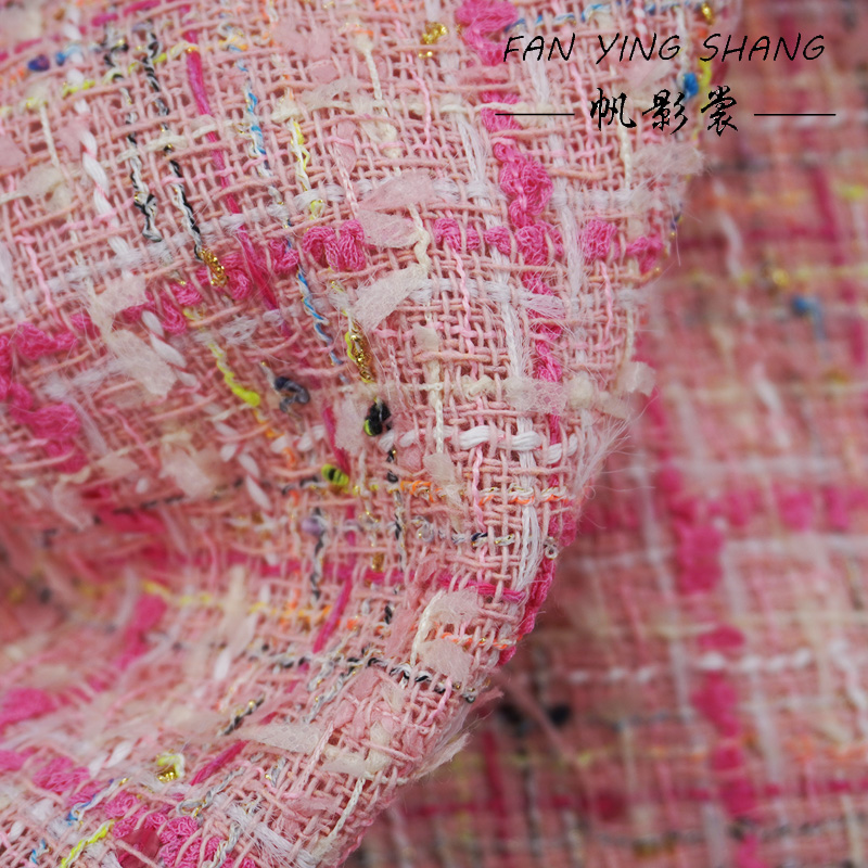 Der rosafarbene karierte Quast – Sewing Tweed Fabric Bewertung und Preis