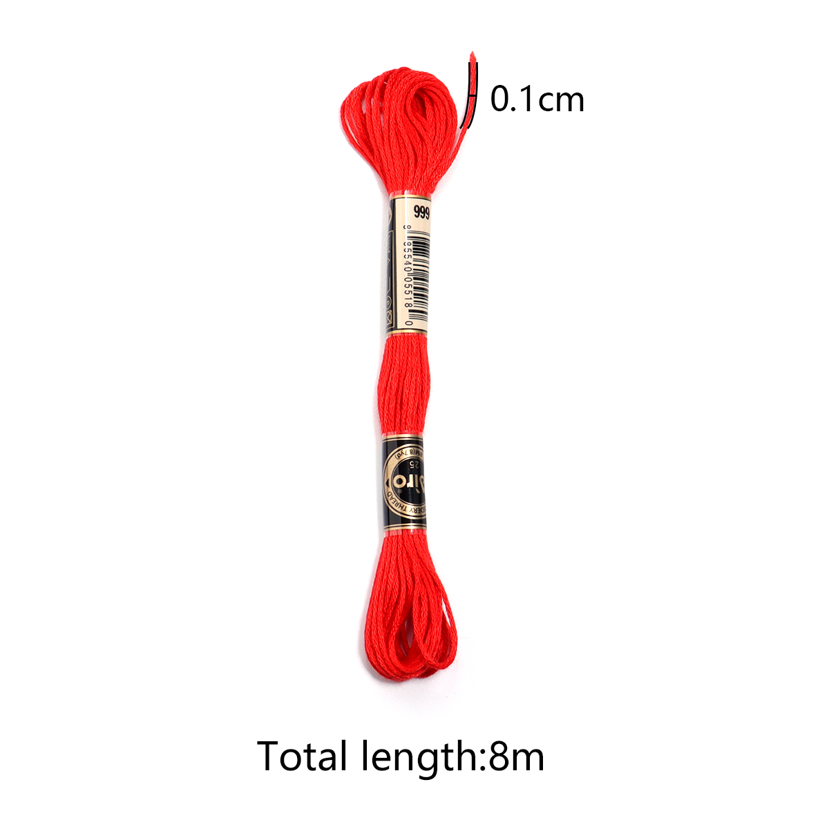 6 Teile/los Mehrfarbige Polyes – Embroidery Floss Thread Bewertung und Preis