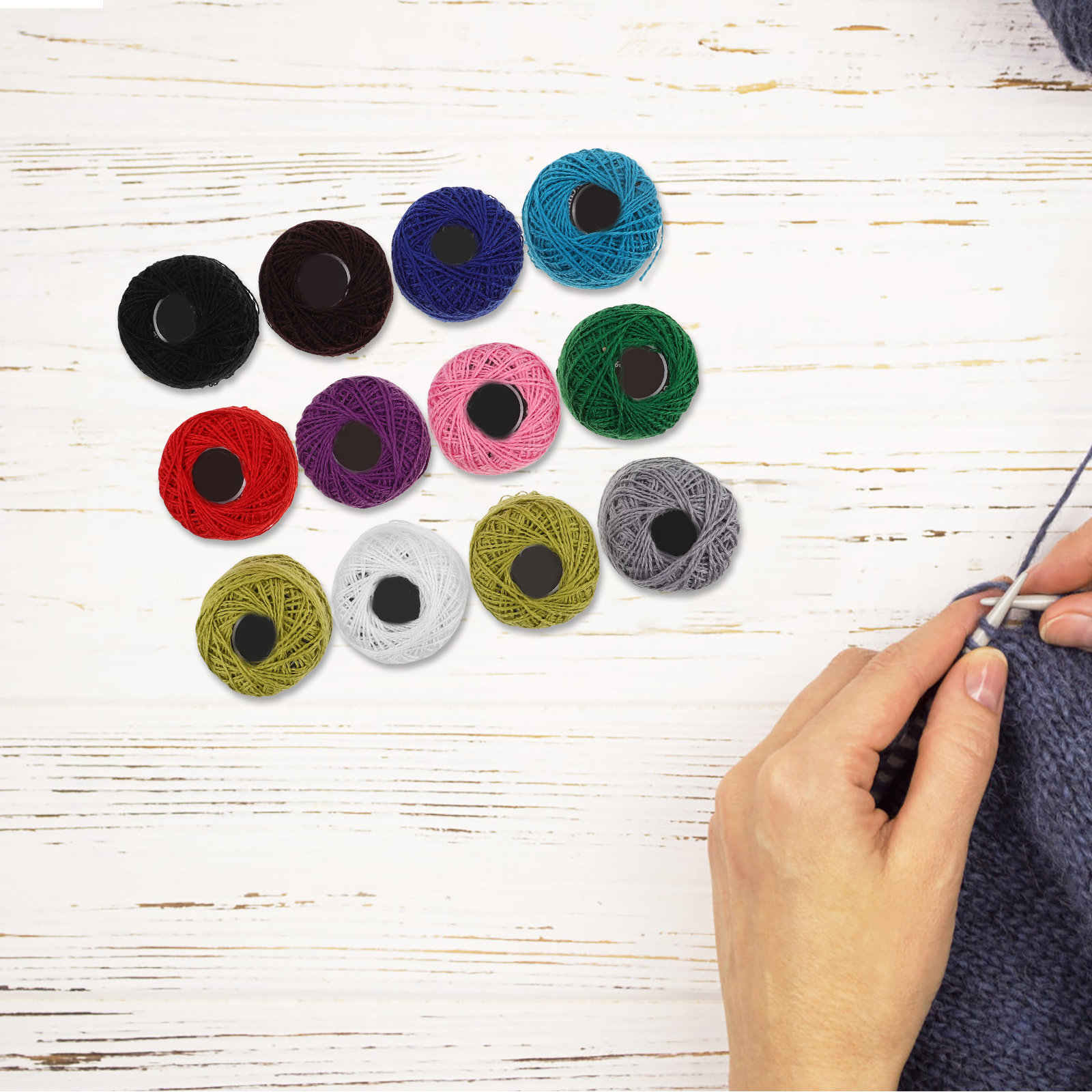 12 Stück Baumwoll-Stickgarn Bu – Embroidery Floss Thread Bewertung und Preis