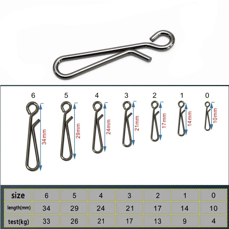 100 stücke Salzwasser Angeln E – Hook Eye Fastener Bewertung und Preis