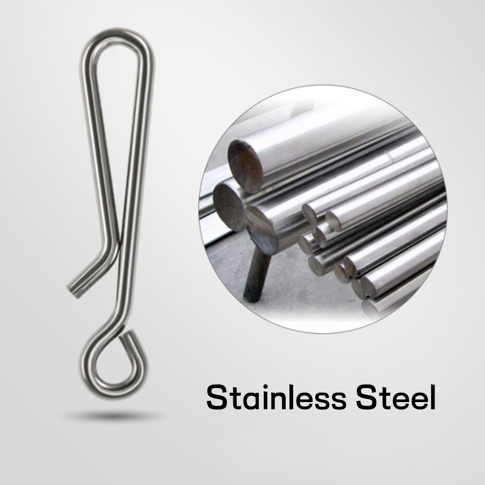 100 stücke Salzwasser Angeln E – Hook Eye Fastener Bewertung und Preis