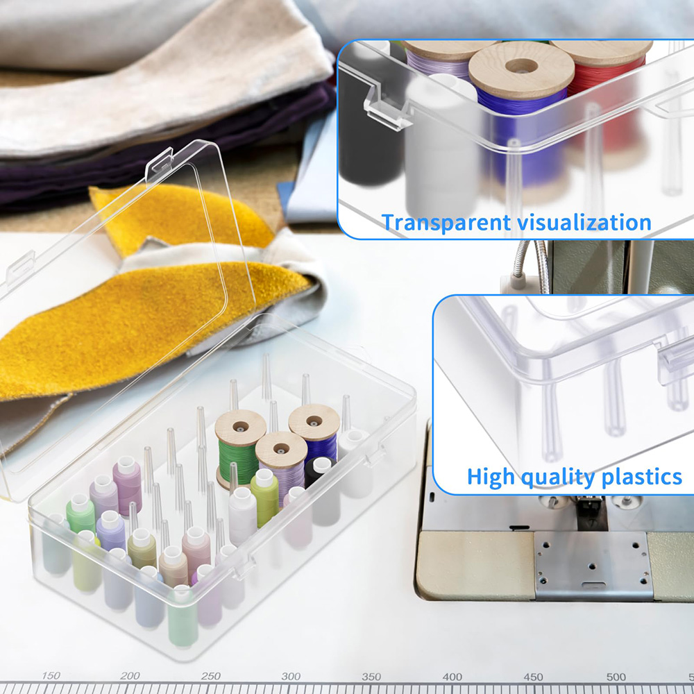 Transparente Kunststoff-Garnor – Embroidery Floss Thread Bewertung und Preis
