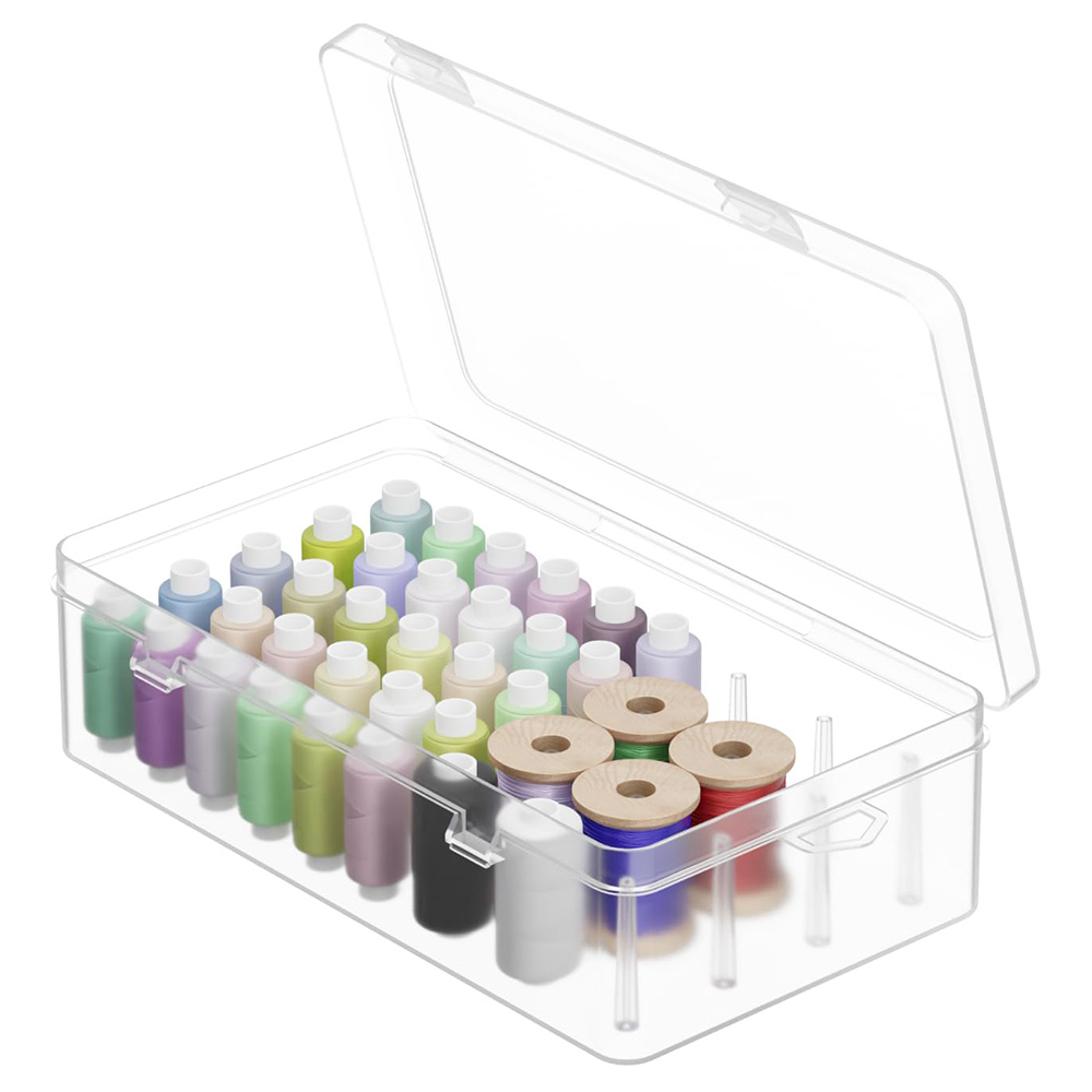 Transparente Kunststoff-Garnor – Embroidery Floss Thread Bewertung und Preis