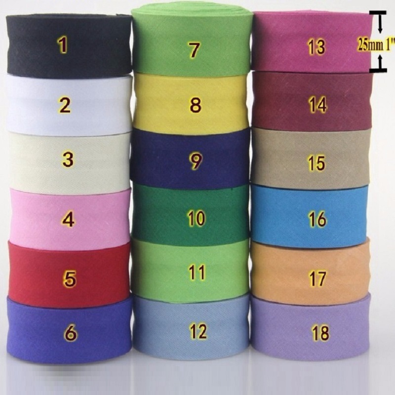 25mm Baumwoll-Faltenband, gebü – Binding Tape Bias Bewertung und Preis