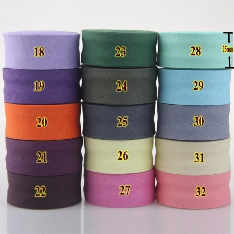 25mm Baumwoll-Faltenband, gebü – Binding Tape Bias Bewertung und Preis