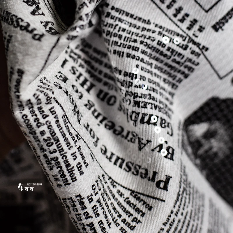 Englische Graffiti Zeitung Den – Sewing Tweed Fabric Bewertung und Preis