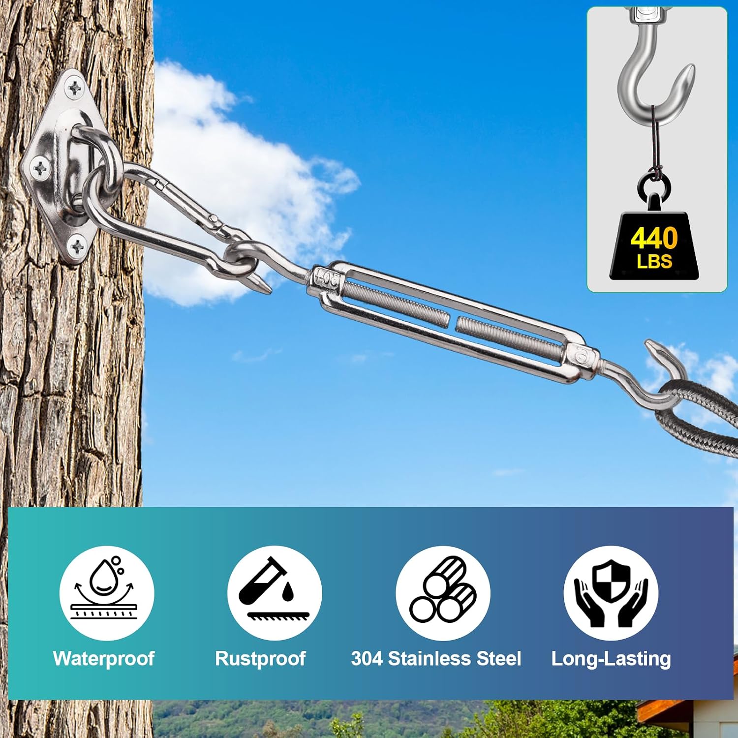 Edelstahl OC-Typ Spannschloss  – Hook Eye Fastener Bewertung und Preis