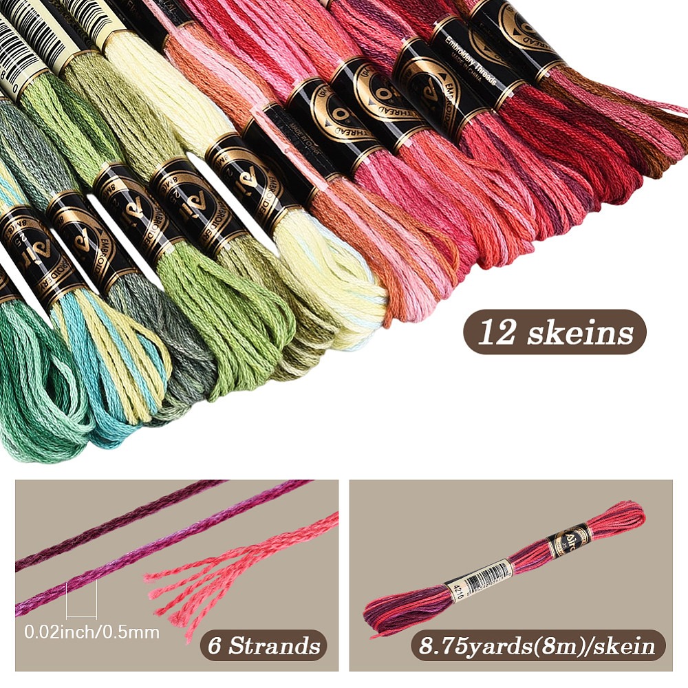 105 Yards Stickgarn 6-fädig Me – Embroidery Floss Thread Bewertung und Preis