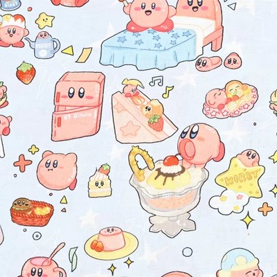 Cartoon Kirby 100er Baumwollst – Sewing Textiles Bewertung und Preis